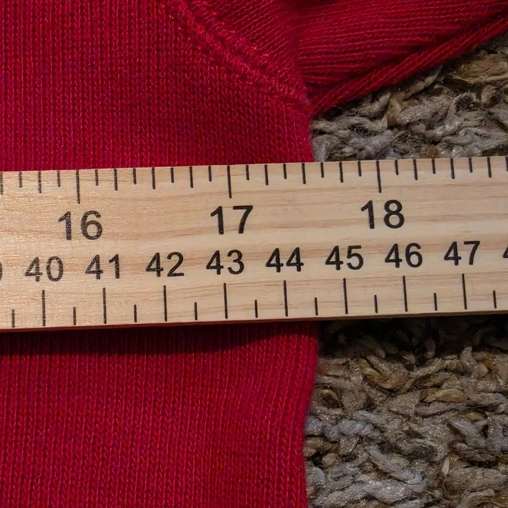 Polo Ralph Lauren Boys Red Quarter Zip Pullover Sweater Size M 10-12 Cotton Pony